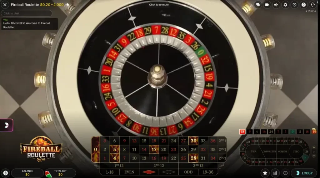 Fireball Roulette