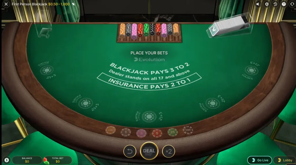 First Person BlackJack