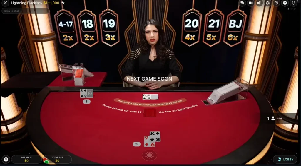 Lightning Blackjack